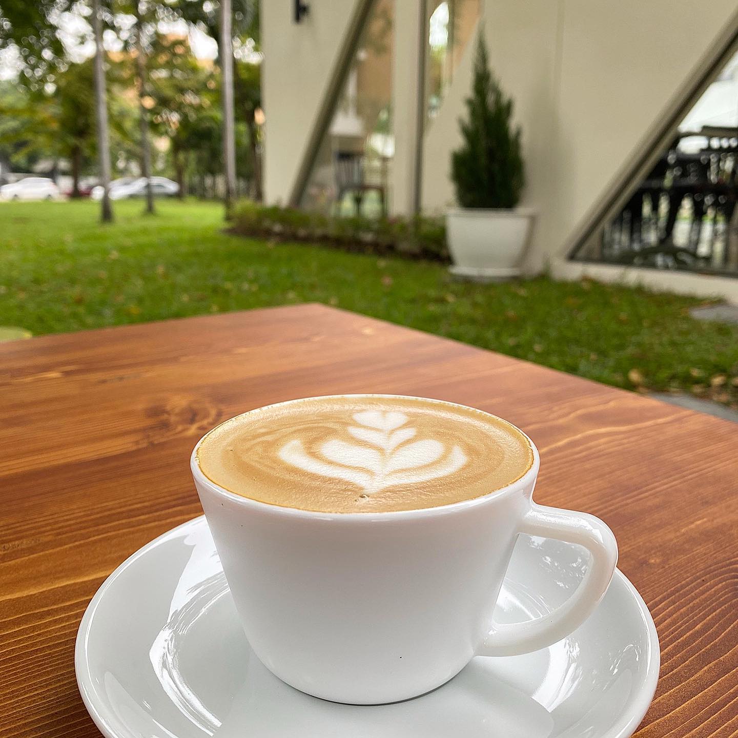 Latte at AmPm Ari Cafe