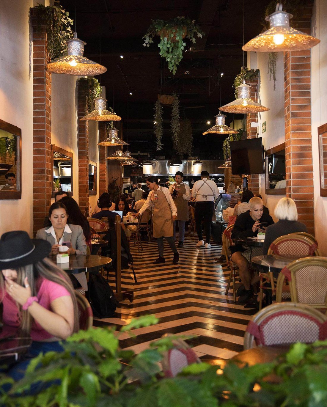 Salon interior de Cafe San Pedro Chapultepec