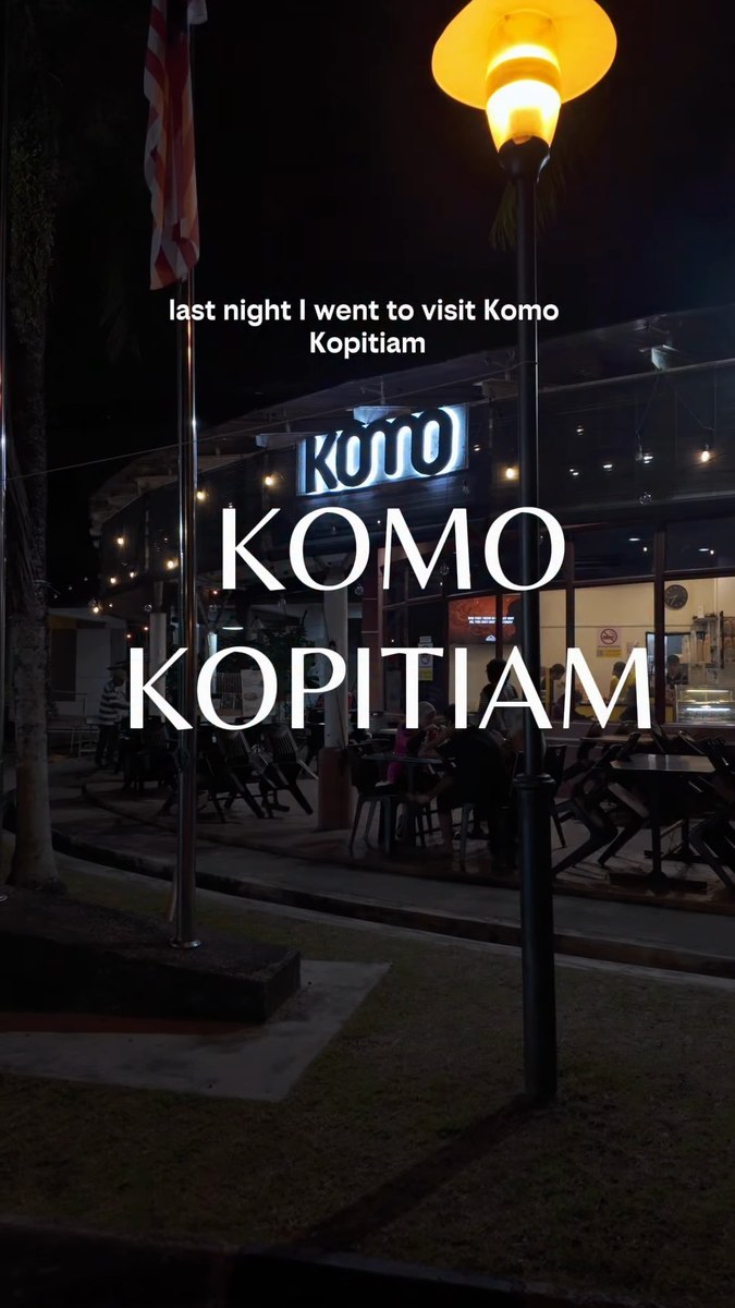 KOMO Kopitiam TTDI exterior signage