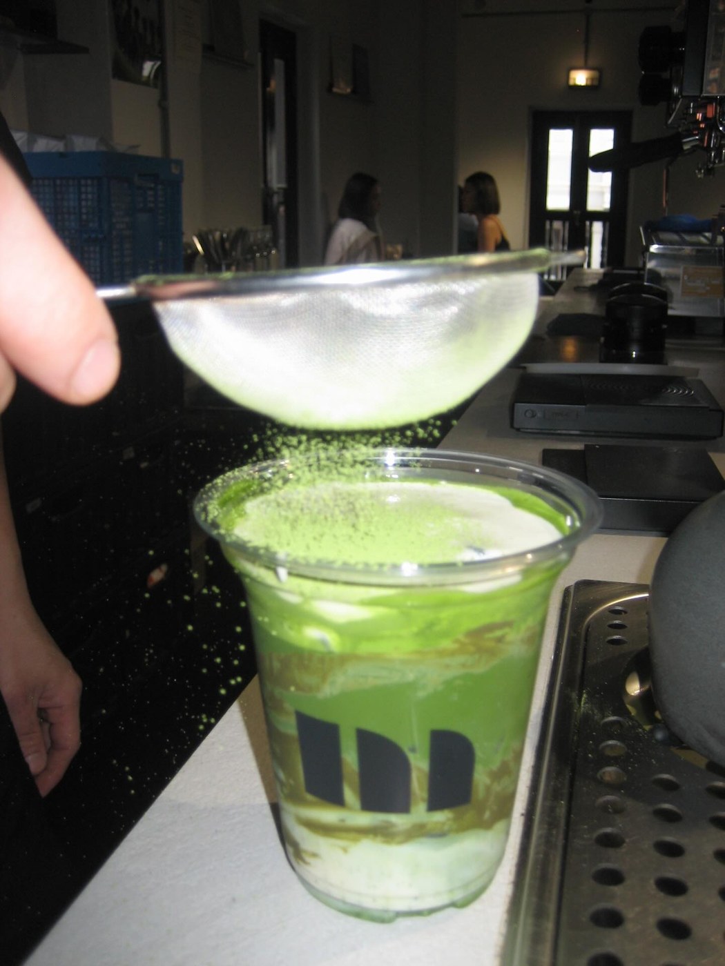 Matcha drink at Muro Coffee Chinatown