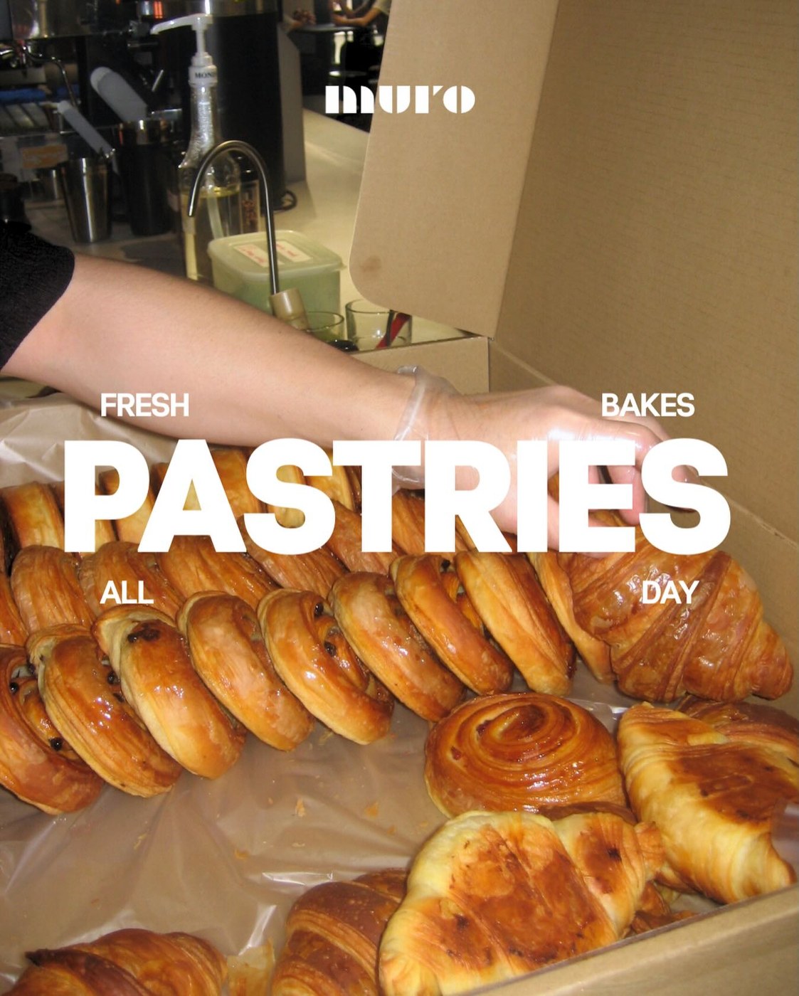 Fresh pastries at Muro Coffee Chinatown