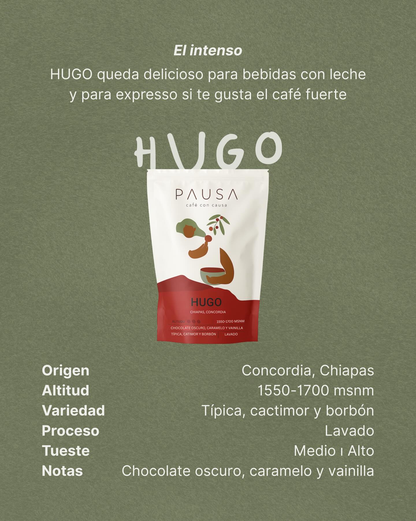HUGO coffee brewing