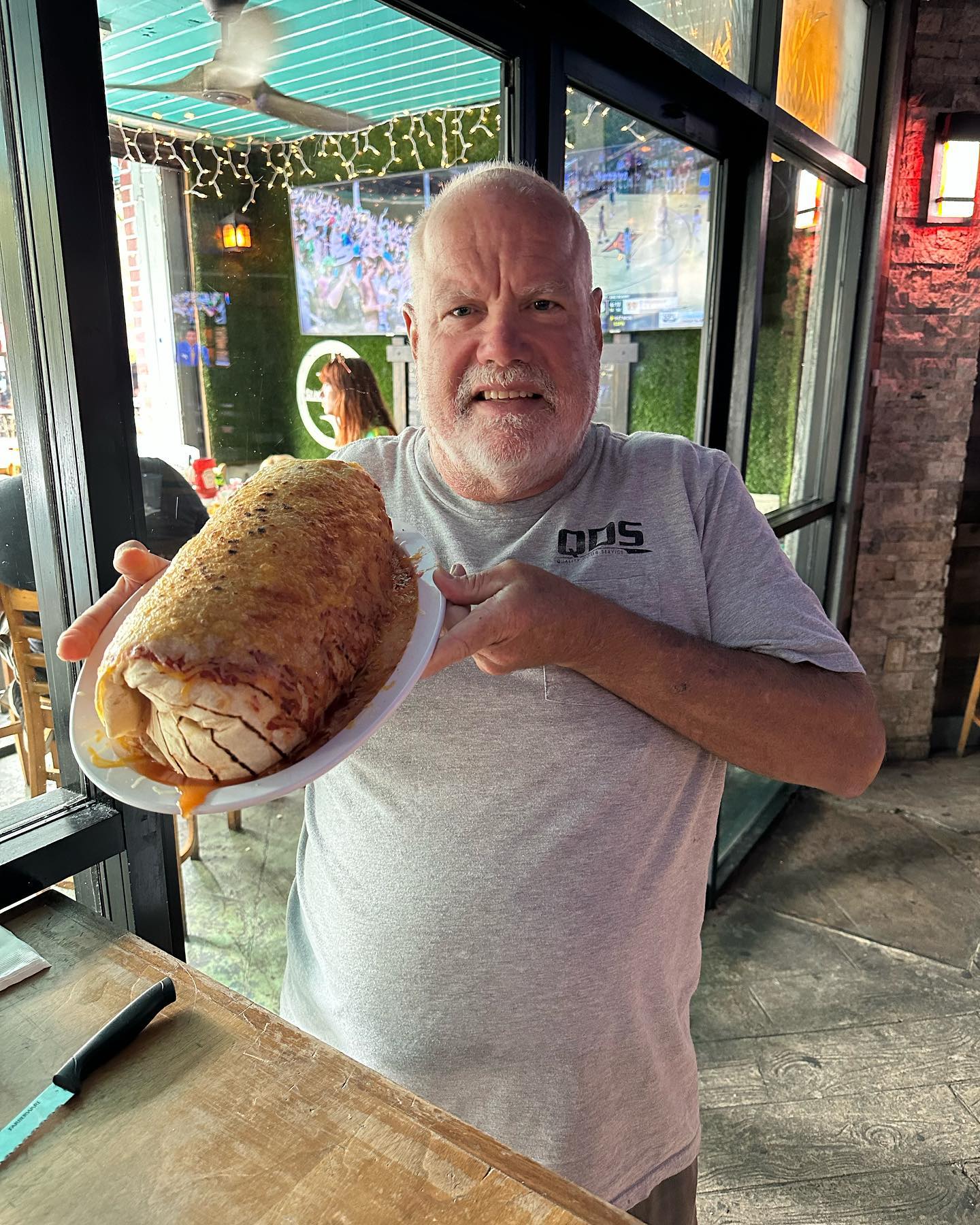 Sandbar Sports Grill — legendary 5lb burrito challenge