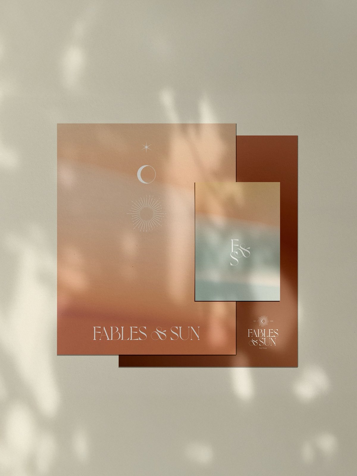 Fables and Sun — warm terracotta brand identity