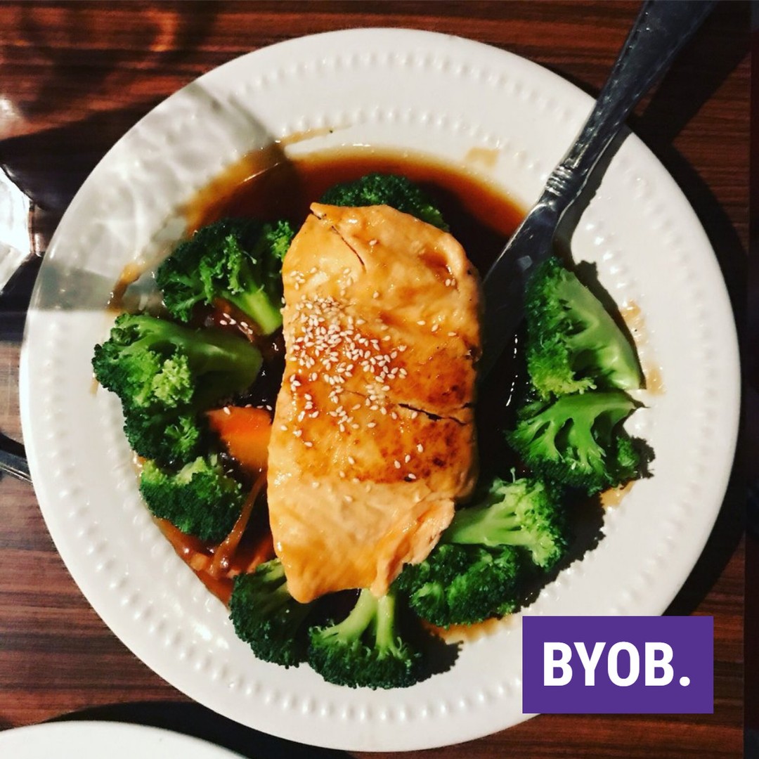 Salmon teriyaki
